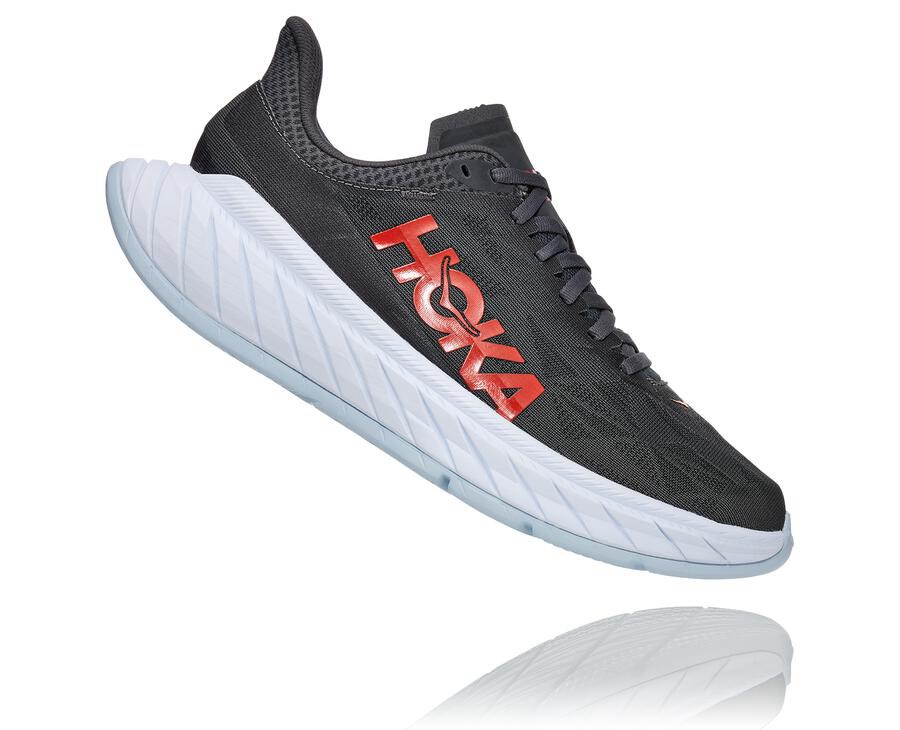 Tenis Hoka One One Masculino Pretas/Branco - Carbon X 2 - 482-VSTMEB